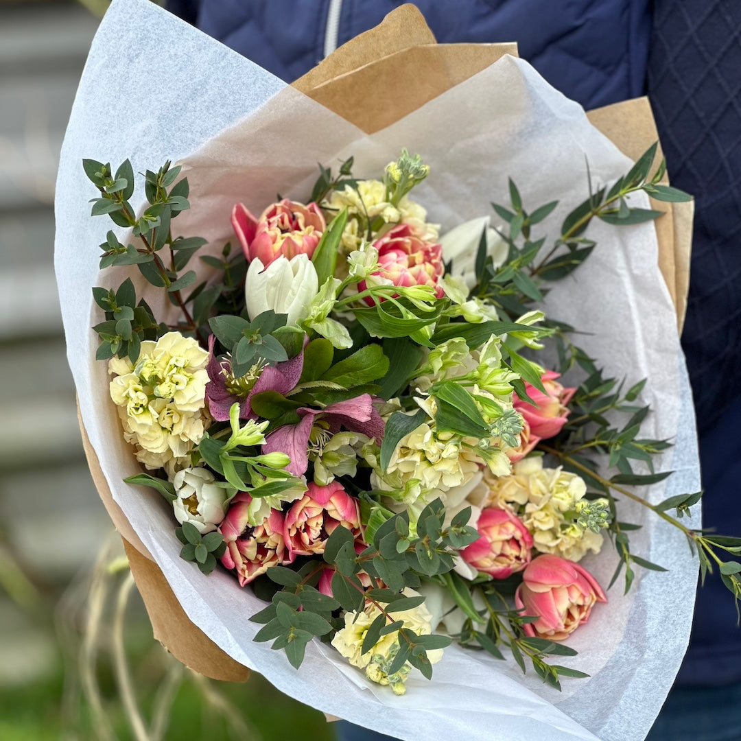 Fresh hand tied bouquet